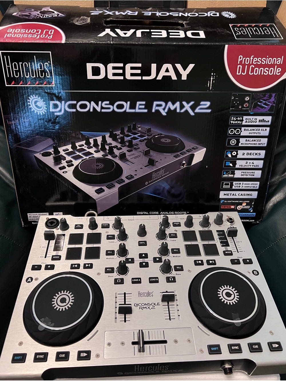 Hercules Professional DJConsole RMX2  - Black/Silver